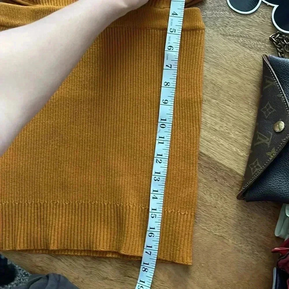 For Love And Lemons Knit Skirt side slit detail waist - Picture 2 of 5